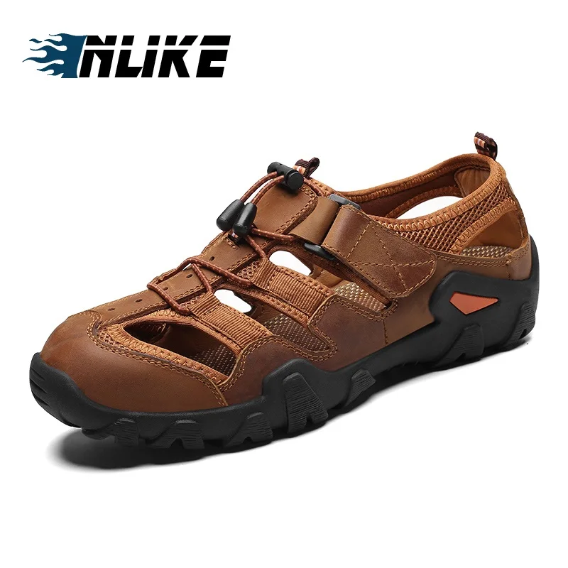 Summer Big Size Men Sandals Genuine Leather Cowhide Men Sandals 2019 Quality Beach Casual Shoes
Summer Big Size Men Sandals Genuine Leather Cowhide Men Sandals 2019 Quality Beach Casual Shoes