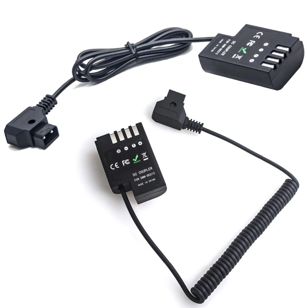 D-Tap to DCC12 Dummy Battery DC Coupler Power Cable Adapter for Panasonic DMC GH3 GH4 GH5 & Anton Bauer V Mount DMW-DCC12
D-Tap to DCC12 Dummy Battery DC Coupler Power Cable Adapter for Panasonic DMC GH3 GH4 GH5 & Anton Bauer V Mount DMW-DCC12