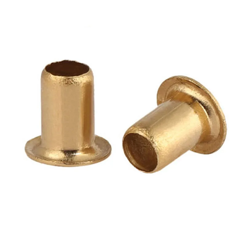 40pcs M3.5 M4 Copper eyelet Buckle rivet Hollow via rivet Single tube 4mm-10mm Length
40pcs M3.5 M4 Copper eyelet Buckle rivet Hollow via rivet Single tube 4mm-10mm Length