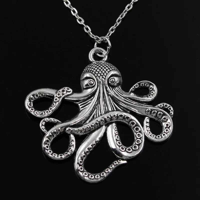 New Fashion Octopus Pendants Round Cross Chain Short Long Mens Womens Silver Color Necklace Jewelry Gift
New Fashion Octopus Pendants Round Cross Chain Short Long Mens Womens Silver Color Necklace Jewelry Gift