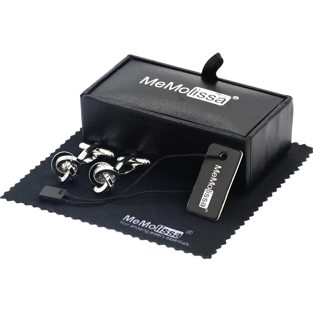 MeMolissa Display Box Classic Silvery Cufflink for Men Fashion Knot Design High Quality Cufflinks Free Tag & Wipe Cloth
MeMolissa Display Box Classic Silvery Cufflink for Men Fashion Knot Design High Quality Cufflinks Free Tag & Wipe Cloth