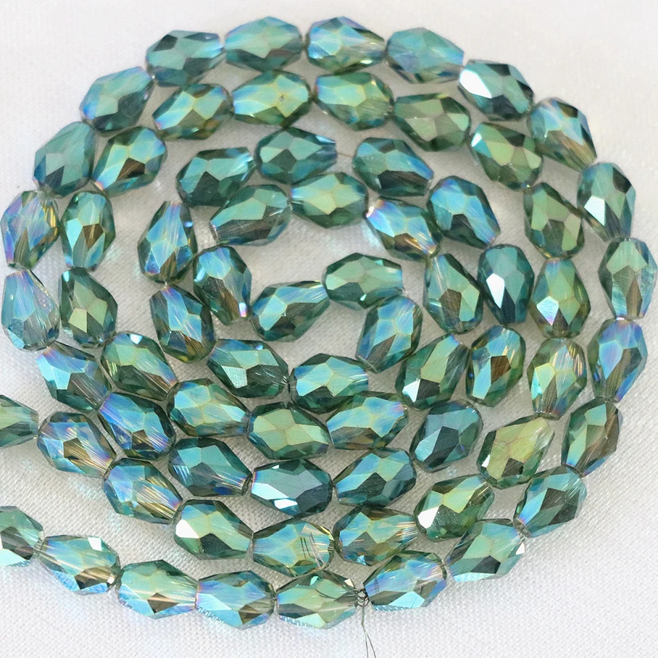 Faceted 5*7mm teardrop multicolor crystal glass loose beads for jewelry making diy findings spacers accessories 70pcs B1170
Faceted 5*7mm teardrop multicolor crystal glass loose beads for jewelry making diy findings spacers accessories 70pcs B1170