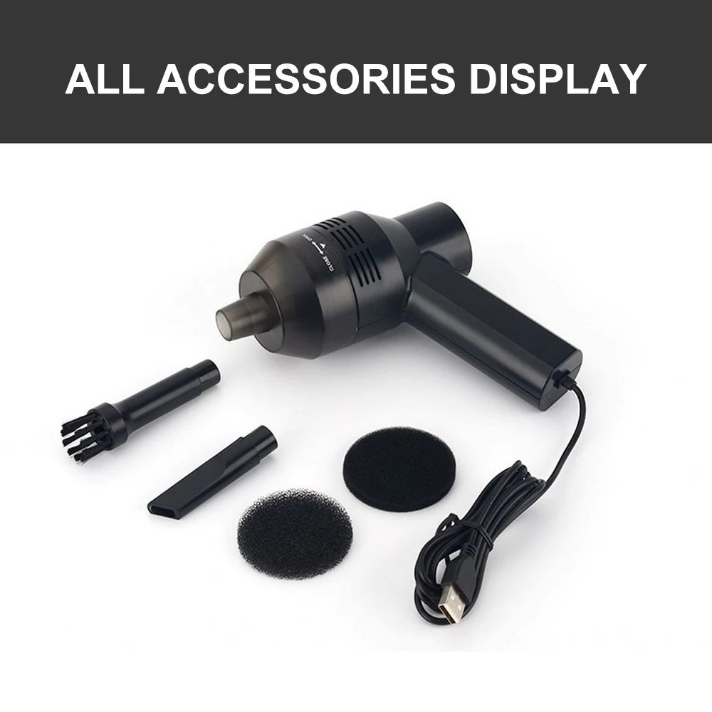 Portable Car Vacuum Cleaner Mini USB Zero Noise Ash Dust Hair Collector Handheld Suction Cup Cleaning Kit for Home&Car&Office
Portable Car Vacuum Cleaner Mini USB Zero Noise Ash Dust Hair Collector Handheld Suction Cup Cleaning Kit for Home&Car&Office
