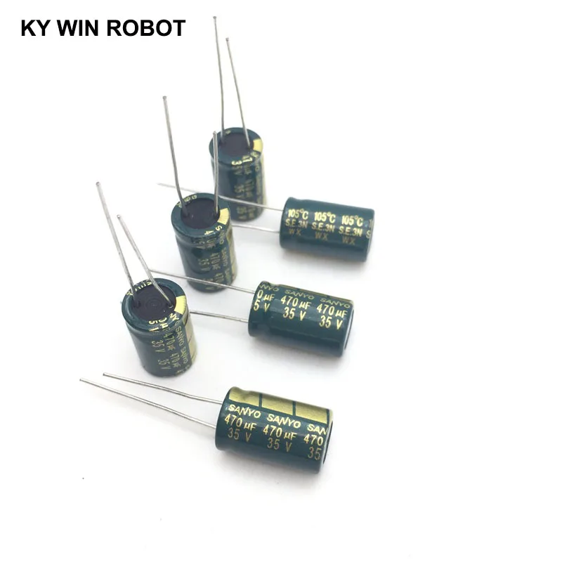 10pcs electrolytic capacitors 470UF 35V 10x16mm 105C Radial High-frequency low resistance Electrolytic Capacitor
10pcs electrolytic capacitors 470UF 35V 10x16mm 105C Radial High-frequency low resistance Electrolytic Capacitor