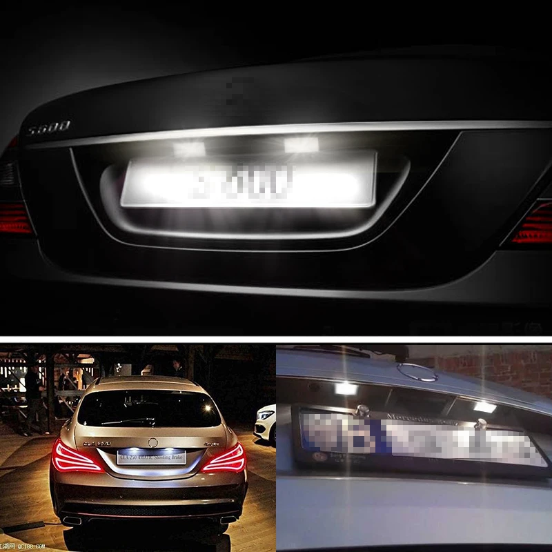 Urbanroad 1 Pair Car Auto License Plate Light 18 LED 3528 SMD For Mercedes Benz W203 4D LED Number Plate Lamp Bulb for Benz
Urbanroad 1 Pair Car Auto License Plate Light 18 LED 3528 SMD For Mercedes Benz W203 4D LED Number Plate Lamp Bulb for Benz