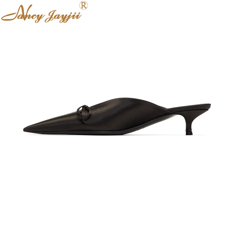 Nancyjayjii Black Sexy Riband Closed Toe Mules Summer Women’S Office Party Casual Pointed Toe Kitten Heel Slippers Female Shoes
Nancyjayjii Black Sexy Riband Closed Toe Mules Summer Women’S Office Party Casual Pointed Toe Kitten Heel Slippers Female Shoes
