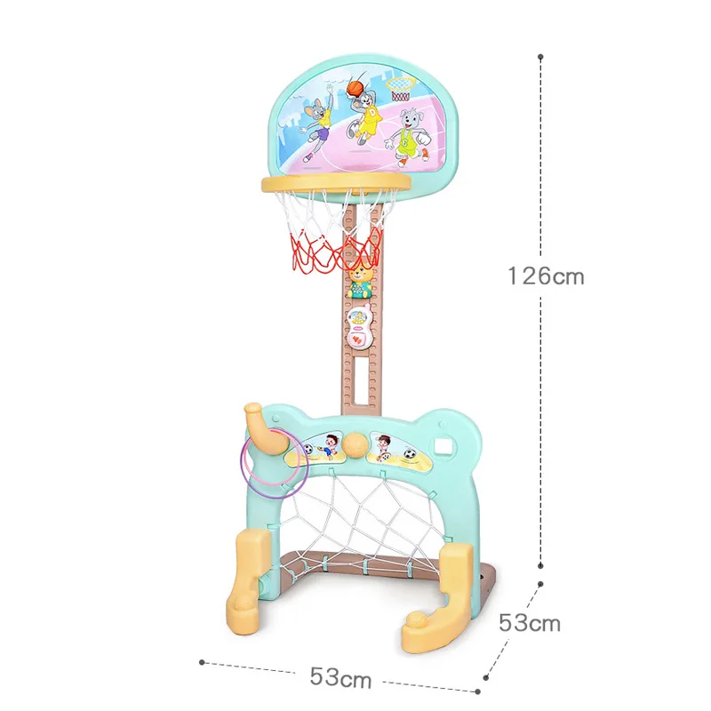 iPiggy Basketball Stand Indoor Sports Hoop Toy Set Ball Backboard Kit Football Mini Goal gate Shooting Frame | Игрушки и хобби