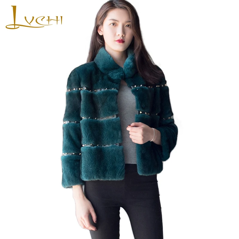 LVCHI Winter 2019 Import Velvet Real Mink Fur Coats Women's Coat Full Pelt Mandarin Collar Beading Causal Short Mink Fur Coats
LVCHI Winter 2019 Import Velvet Real Mink Fur Coats Women's Coat Full Pelt Mandarin Collar Beading Causal Short Mink Fur Coats