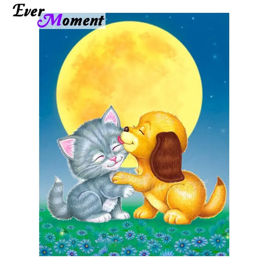 Ever Moment Diamond Painting Handmade Cat Dog Full Square Drill Picture Of Rhinestone Diamond Embroidery Home Decoration ASF1391
Ever Moment Diamond Painting Handmade Cat Dog Full Square Drill Picture Of Rhinestone Diamond Embroidery Home Decoration ASF1391