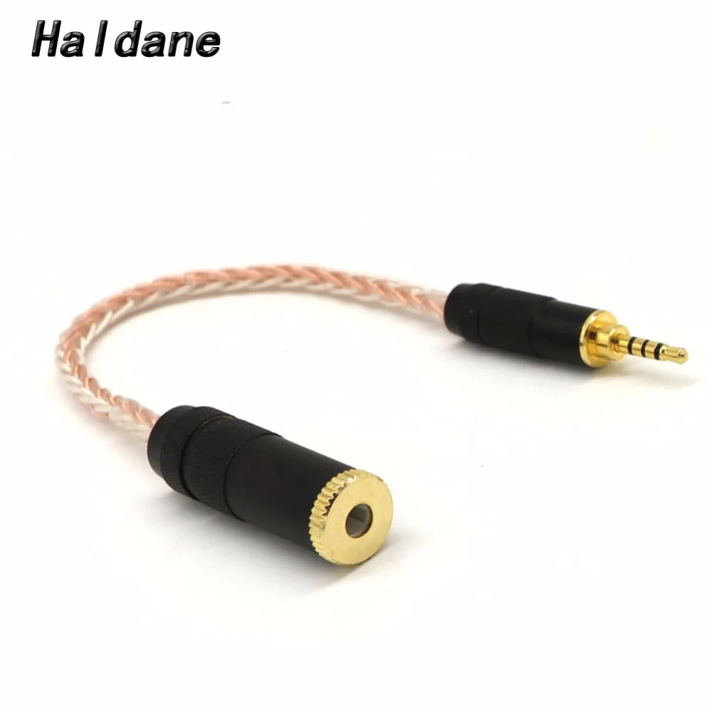 Free Shipping Haldane 10cm 8 core Copper Silver Plated wires 2.5mm TRRS Balanced to 4.4mm Balanced Female Audio Adapter Cable
Free Shipping Haldane 10cm 8 core Copper Silver Plated wires 2.5mm TRRS Balanced to 4.4mm Balanced Female Audio Adapter Cable