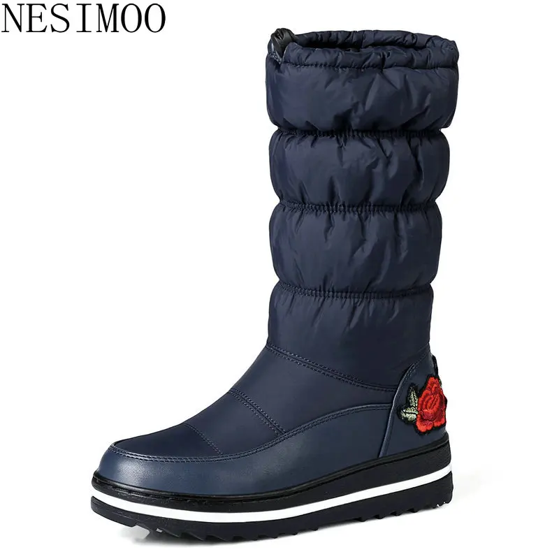 NESIMOO 2019 Fashion Women Snow Boots Elastic Band Wedge High Heel Down Round Toe Fashion All Match Ladies Shoes Size 35-43
NESIMOO 2019 Fashion Women Snow Boots Elastic Band Wedge High Heel Down Round Toe Fashion All Match Ladies Shoes Size 35-43