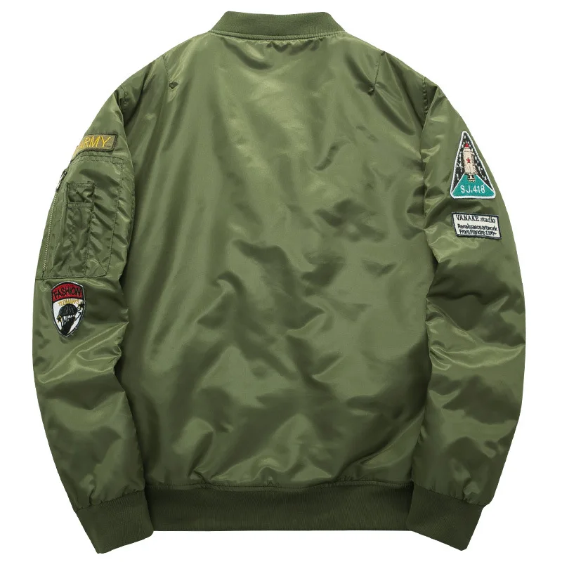 Fashion Men Black Bomber Jacket Back Pockets Flight Jackets Male Spring Fall Varsity Jacket Jacket Fashion Outwear Men
Fashion Men Black Bomber Jacket Back Pockets Flight Jackets Male Spring Fall Varsity Jacket Jacket Fashion Outwear Men