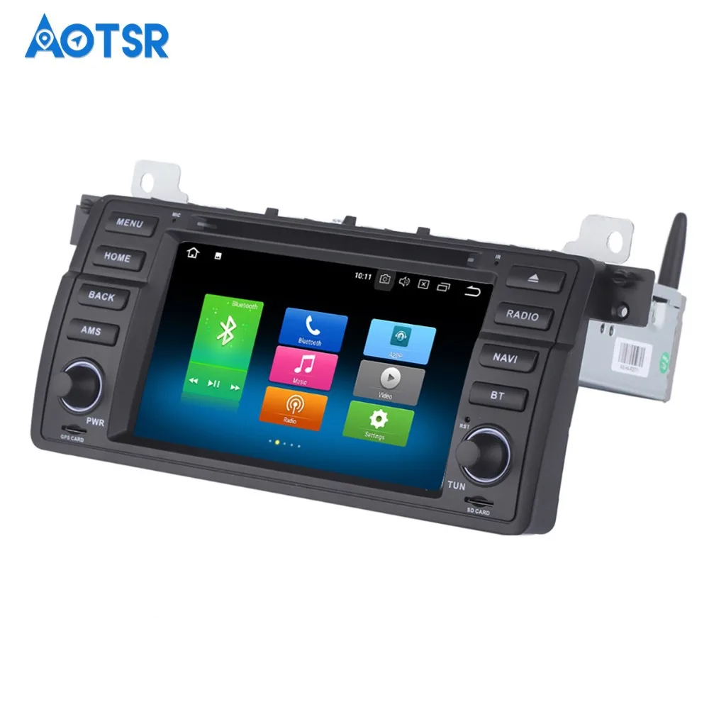 Автомобильный мультимедийный плеер 1 DIN Android 8 0 для BMW E46 M3 318i 320i 325i 328i автомобильный