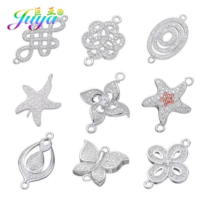 Juya Handmade Charm Earrings Accessories Micro Pave Zircon Lucky Leaf Flower Connectors For Bracelets Necklace Earrings Making
Juya Handmade Charm Earrings Accessories Micro Pave Zircon Lucky Leaf Flower Connectors For Bracelets Necklace Earrings Making