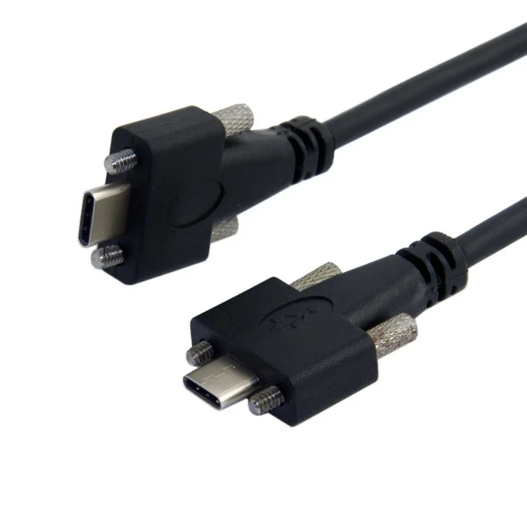 4FT USB 3.1 Type c Type-c USB-c male to male Dual Screw Locking connector 10Gbps Data Cable 120cm Panel Mount Type
4FT USB 3.1 Type c Type-c USB-c male to male Dual Screw Locking connector 10Gbps Data Cable 120cm Panel Mount Type