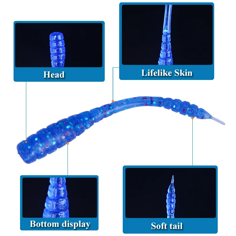 10 pc Fishing Lure Soft Bait Wobblers Easy Shiner Jig Head Silicone Worm Pesca Fishing Tackle intimate Accessories
10 pc Fishing Lure Soft Bait Wobblers Easy Shiner Jig Head Silicone Worm Pesca Fishing Tackle intimate Accessories