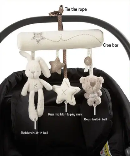Cute Animals Bed Bell Toy Baby Newborn Plush Toys Handbells Rattle Toy Stroller Accessories
Cute Animals Bed Bell Toy Baby Newborn Plush Toys Handbells Rattle Toy Stroller Accessories
