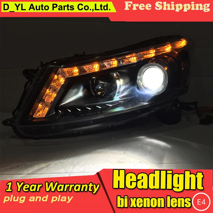 D_YL Car Styling for Honda accord Headlights 2008-2013 accord LED Headlight DRL Bi Xenon Lens High Low Beam Parking HID Fog Lamp
D_YL Car Styling for Honda accord Headlights 2008-2013 accord LED Headlight DRL Bi Xenon Lens High Low Beam Parking HID Fog Lamp