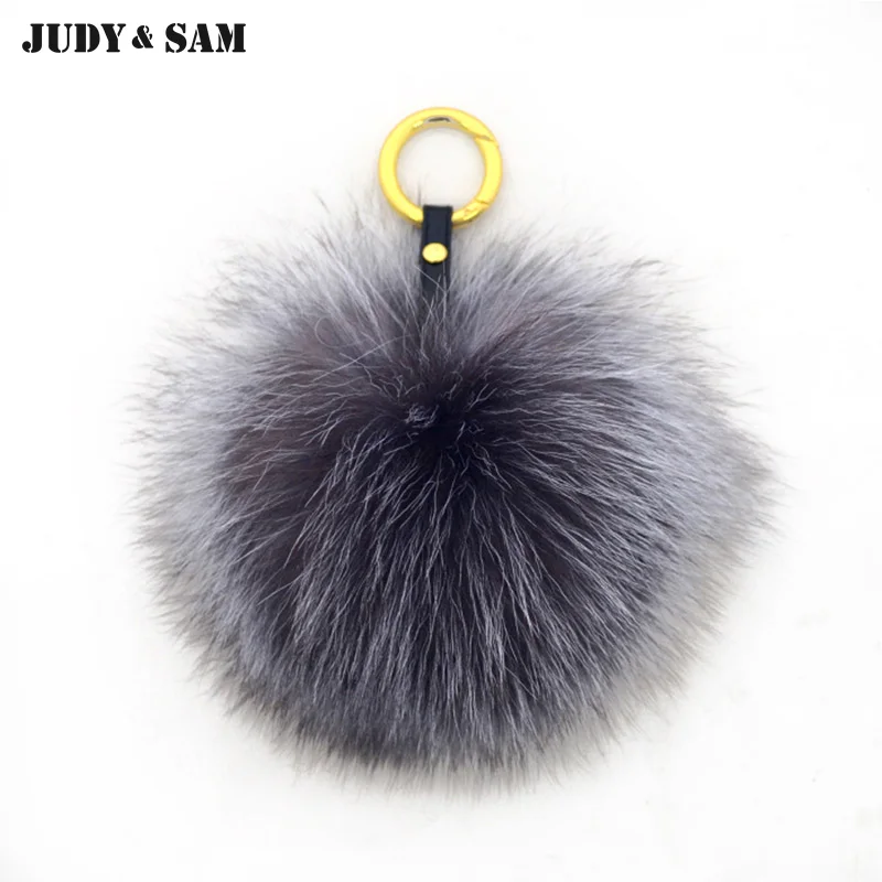 Роскошное кольцо с помпоном из натурального меха лисы, аксессуар для пушистого меха, очаровательный головной убор