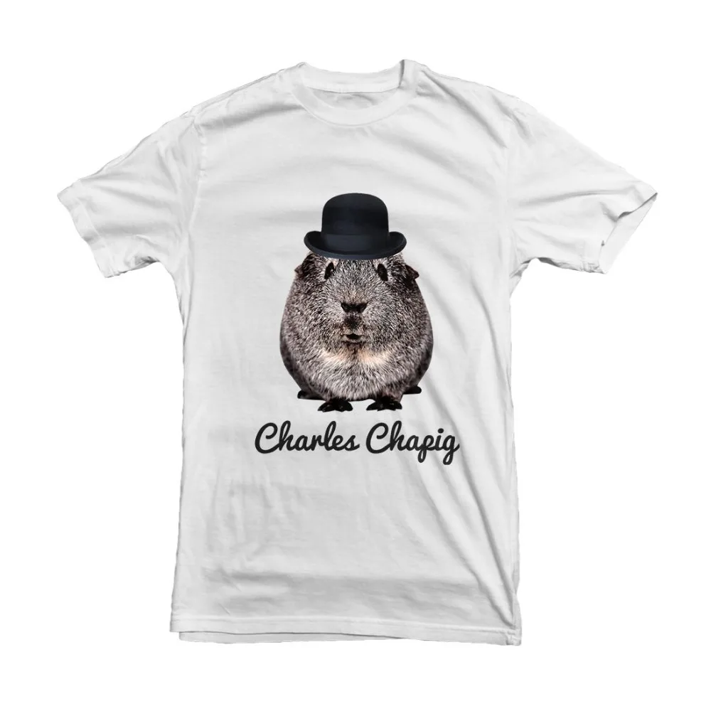 Charles Chapig Guinea Pig 100 % Cotton T Shirt For Men Design Tops Harajuku Funny Tee Shirts
Charles Chapig Guinea Pig 100 % Cotton T Shirt For Men Design Tops Harajuku Funny Tee Shirts