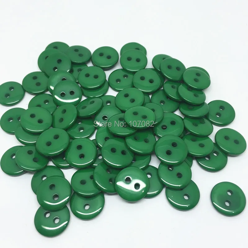 1000pcs 11mm Dark Green Resin Round Buttons T-shirt Sewing Button with 2 Holes Embellishments Cardmaking
1000pcs 11mm Dark Green Resin Round Buttons T-shirt Sewing Button with 2 Holes Embellishments Cardmaking
