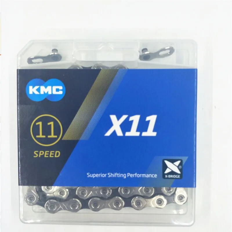 KMC X11.93 X11 велосипедная цепь 118L 11 для скоростного велосипеда с оригинальной