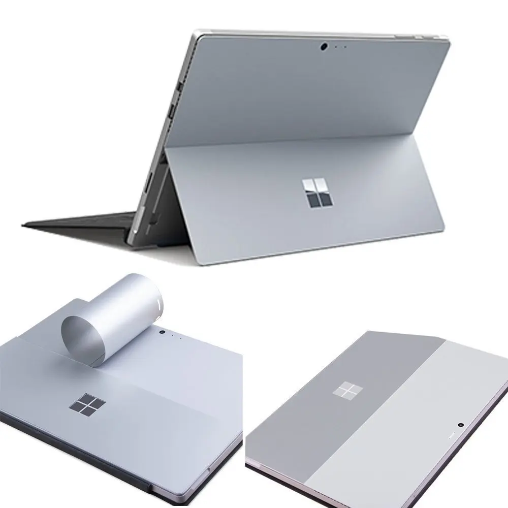 Съемный тонкий стикер для ноутбука Microsoft Surface Pro 4 металлический серый Космический