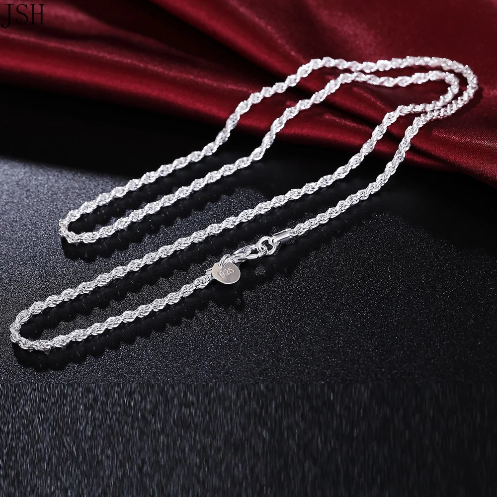 16-24inches Rope chain 3MM cute hot sale fashion , cute silver color women men Necklace jewelry for pendant wedding party
16-24inches Rope chain 3MM cute hot sale fashion , cute silver color women men Necklace jewelry for pendant wedding party