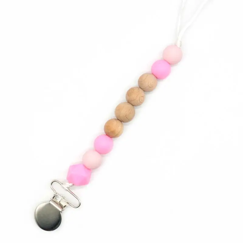 Wooden Nipple Holder Clip Chain Wood Beads Baby Girl Boy Teether Soother Pacifier Clips Leash Strap
Wooden Nipple Holder Clip Chain Wood Beads Baby Girl Boy Teether Soother Pacifier Clips Leash Strap