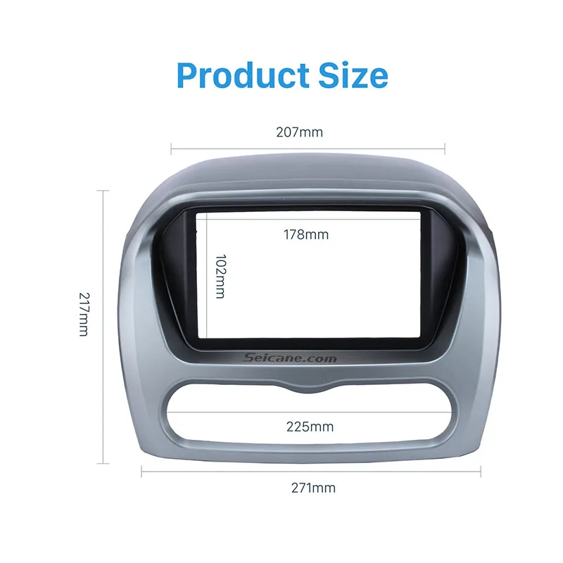 Seicane 2 Din Car Radio Fascia for 2009+ Mitsubishi Peugeot Citroen Imive Car Styling Auto Stereo CD DVD Frame Trim Bezel Kit
Seicane 2 Din Car Radio Fascia for 2009+ Mitsubishi Peugeot Citroen Imive Car Styling Auto Stereo CD DVD Frame Trim Bezel Kit