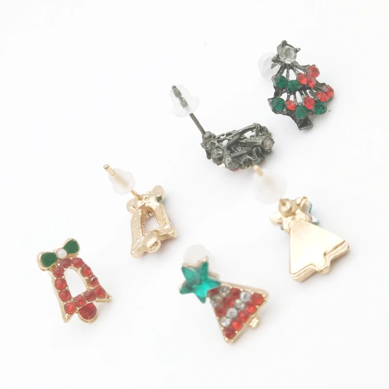Fashion Christmas Small Cute Bow Bell Star Tree Ear Stud Earring Gift Jewelry Accessory Xmas Earrings
Fashion Christmas Small Cute Bow Bell Star Tree Ear Stud Earring Gift Jewelry Accessory Xmas Earrings
