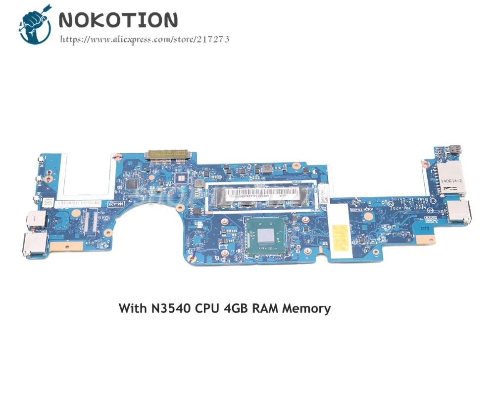 NOKOTION для Lenovo Yoga 2 11 материнская плата для ноутбука aiu11.6 SR1YW N3540 CPU 4GB RAM Memory
NOKOTION для Lenovo Yoga 2 11 материнская плата для ноутбука aiu11.6 SR1YW N3540 CPU 4GB RAM Memory