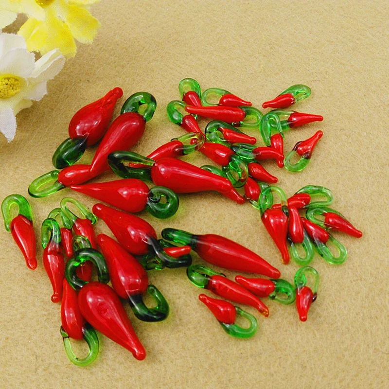 18/20/30mm Red Pepper Shape Lampwork Beads DIY Pendant Necklace Jewelry Accessories Handmade Lampwork Beads Coloured Glaze Bead
18/20/30mm Red Pepper Shape Lampwork Beads DIY Pendant Necklace Jewelry Accessories Handmade Lampwork Beads Coloured Glaze Bead
