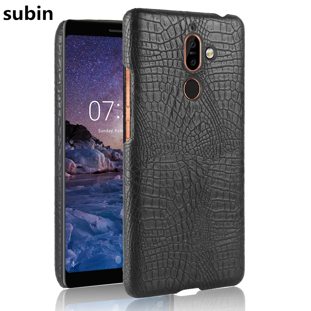 subin For Nokia 7 plus Case 6.0inch Retro Luxury Crocodile Skin Protective Back Cover For Nokia7 Plus Phone Bag Coques
subin For Nokia 7 plus Case 6.0inch Retro Luxury Crocodile Skin Protective Back Cover For Nokia7 Plus Phone Bag Coques