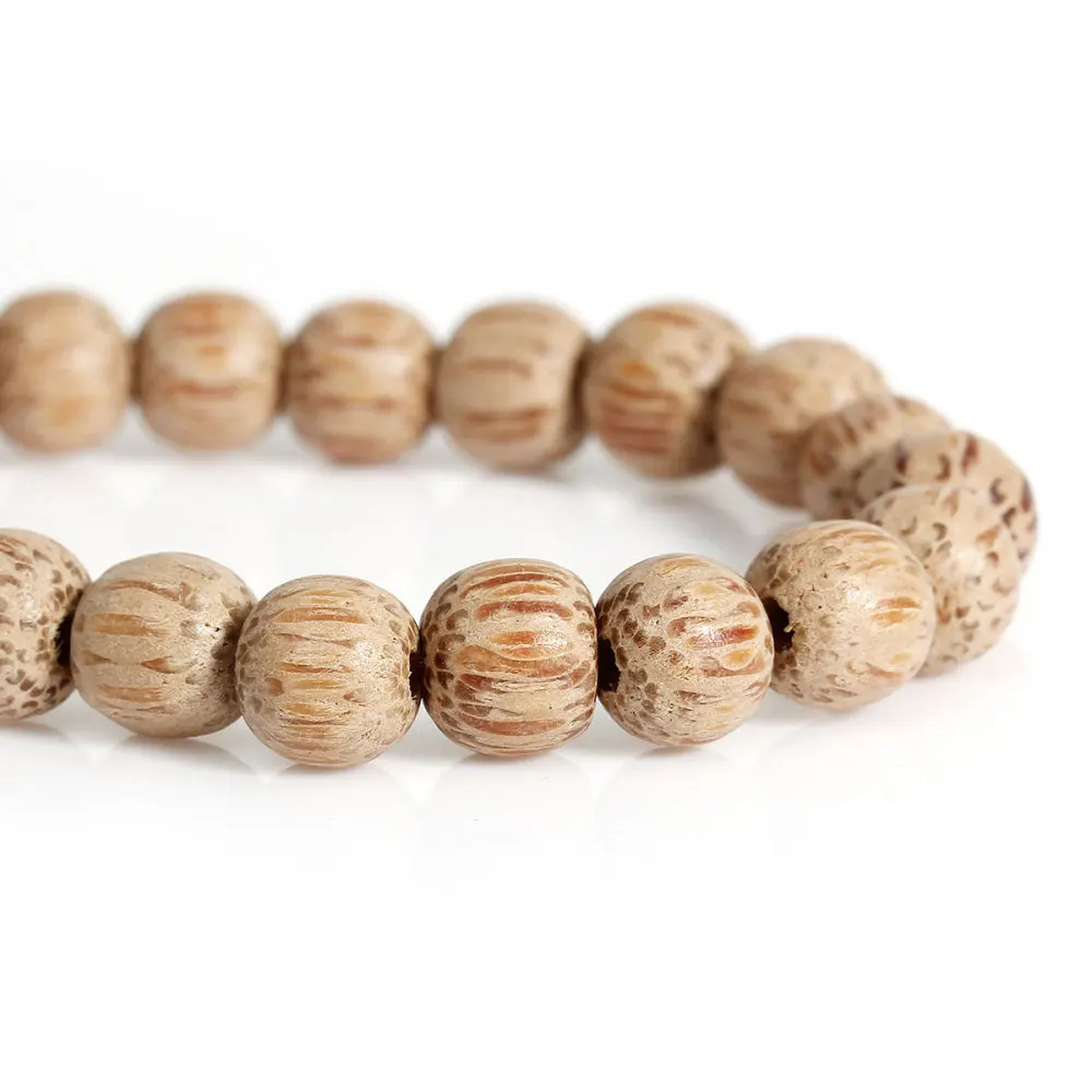 DoreenBeads кофейные кокосовые Деревянные Круглые бусины 8 мм (3/8 дюйма) около 110 шт.
