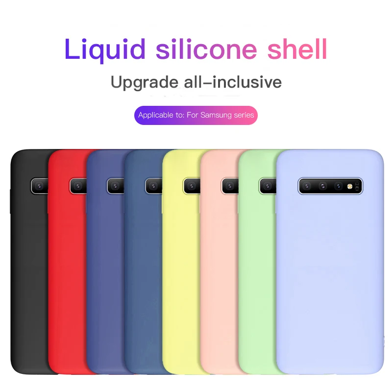 Ultra-thin Liquid Silicone Phone Case For Samsung Galaxy S10 e 5G S9 S8 S7 Plus Note 10 9 8 M10 M20 M30 A40 A50 A70 Cover
Ultra-thin Liquid Silicone Phone Case For Samsung Galaxy S10 e 5G S9 S8 S7 Plus Note 10 9 8 M10 M20 M30 A40 A50 A70 Cover