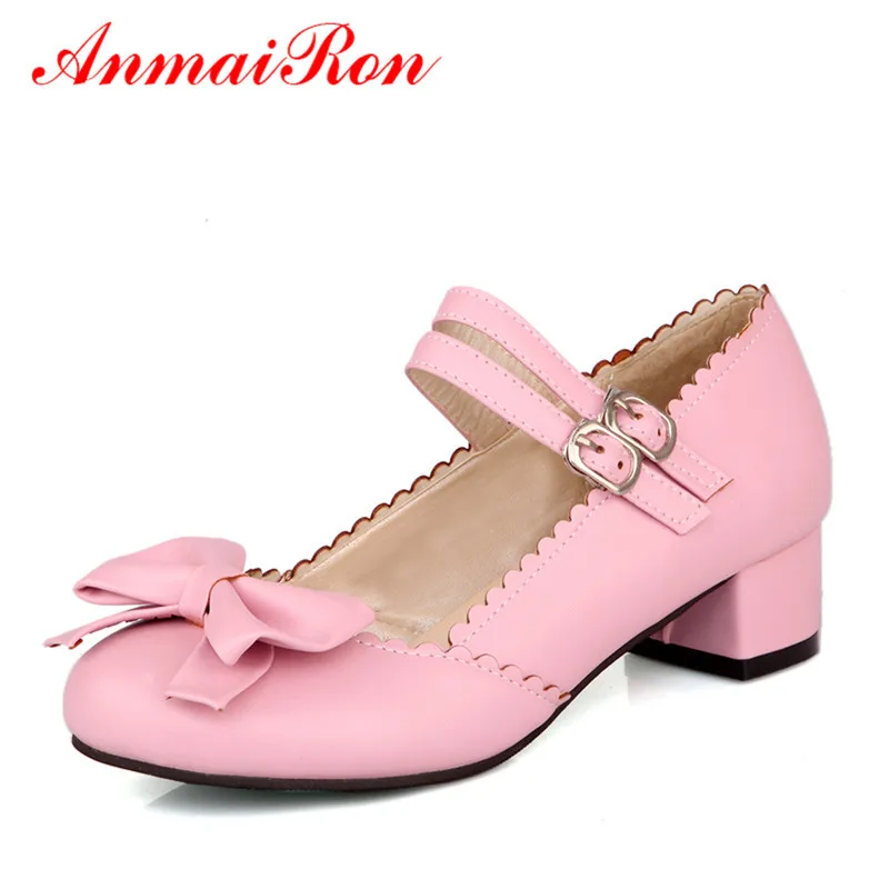 ANMAIRON Summer Cute Bowtie High Heels Ladies Shoes Woman Elegant Dance Ballet Shoes Women's Lolita Shoes Wedding Pumps Size 43
ANMAIRON Summer Cute Bowtie High Heels Ladies Shoes Woman Elegant Dance Ballet Shoes Women's Lolita Shoes Wedding Pumps Size 43