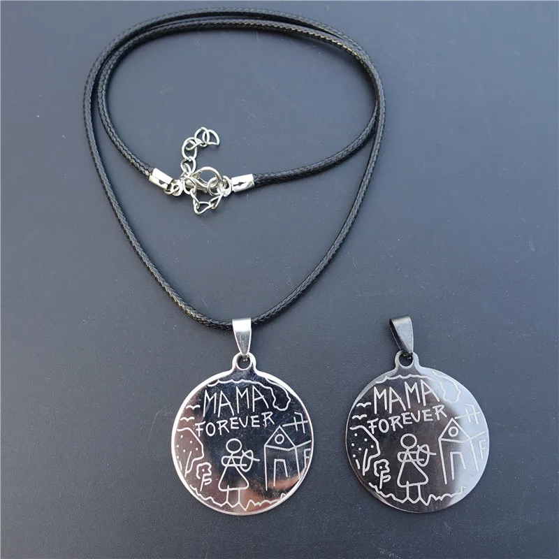 Fashion Mama Forever Girl House Stainless Steel Round Tag Necklace For Mother's Day
Fashion Mama Forever Girl House Stainless Steel Round Tag Necklace For Mother's Day