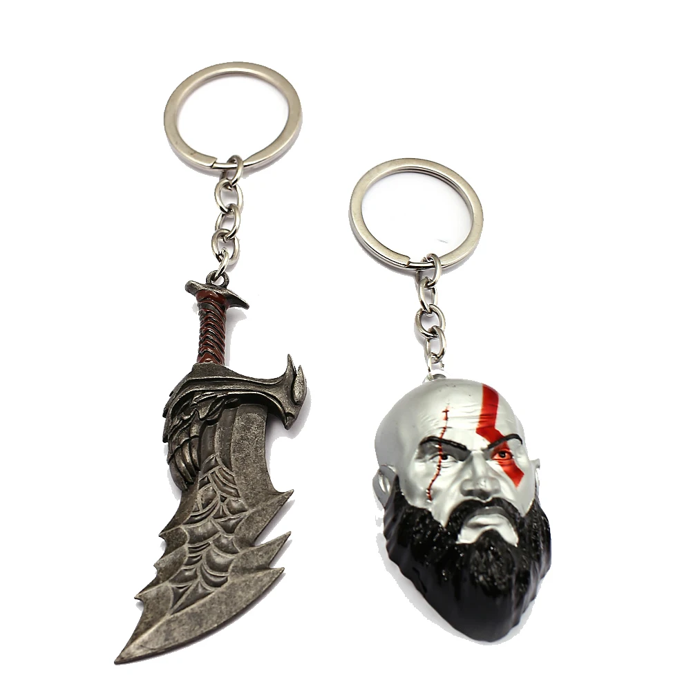 God of War Keychain 3D Kratos Blades of Chaos Metal sleutelhanger Key Ring llaveros Key Chain Chaveiro Jewelry
God of War Keychain 3D Kratos Blades of Chaos Metal sleutelhanger Key Ring llaveros Key Chain Chaveiro Jewelry
