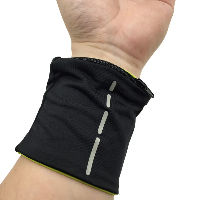 Fitness Accessories Cycling Wristband Badminton With Zip Pocket Wrist Elastic Bandage
Fitness Accessories Cycling Wristband Badminton With Zip Pocket Wrist Elastic Bandage