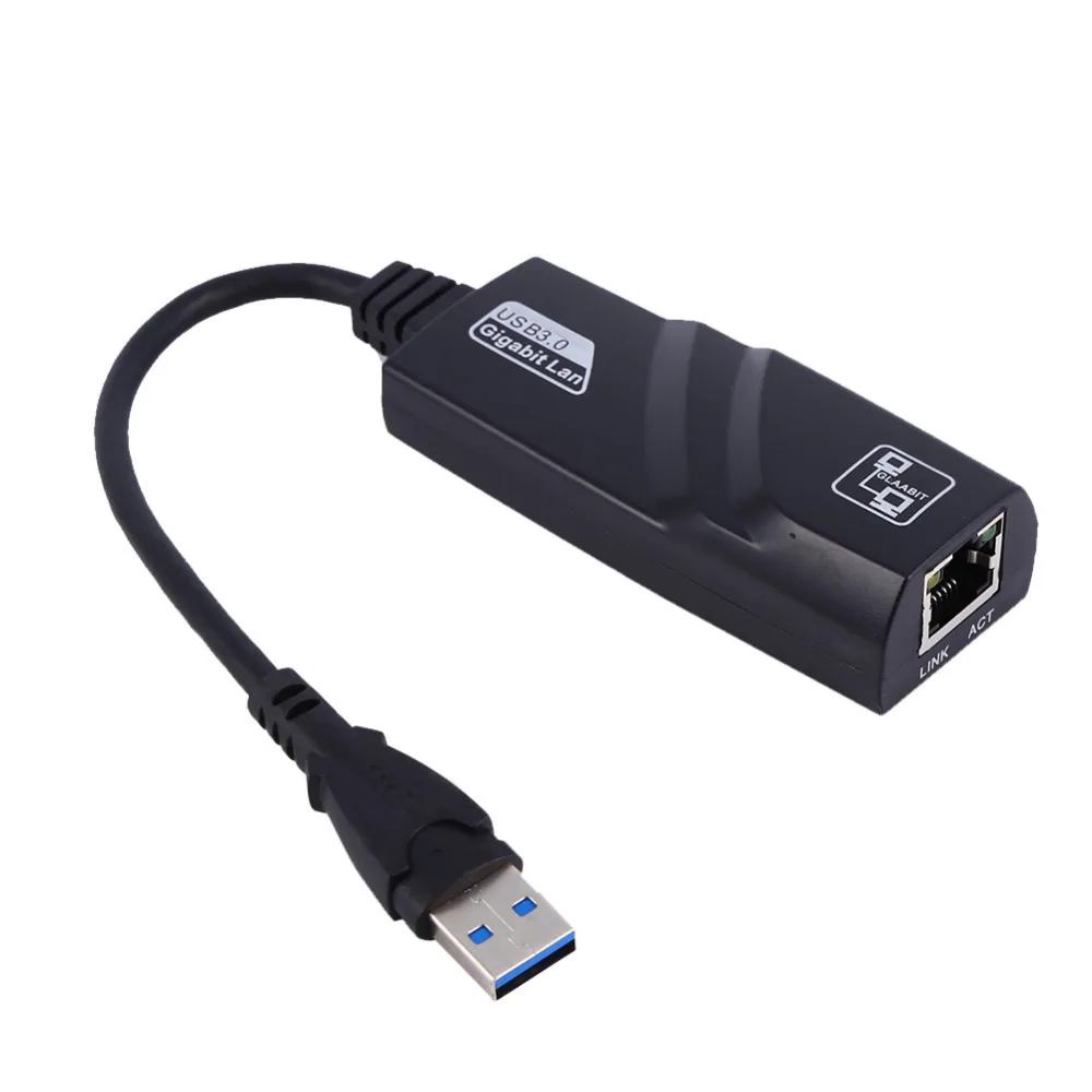 New USB 3.0 To RJ45 Gigabit Ethernet RJ45 LAN (10/100/1000) Mbps Network Adapter Ethernet Network Card For PC Laptop
New USB 3.0 To RJ45 Gigabit Ethernet RJ45 LAN (10/100/1000) Mbps Network Adapter Ethernet Network Card For PC Laptop