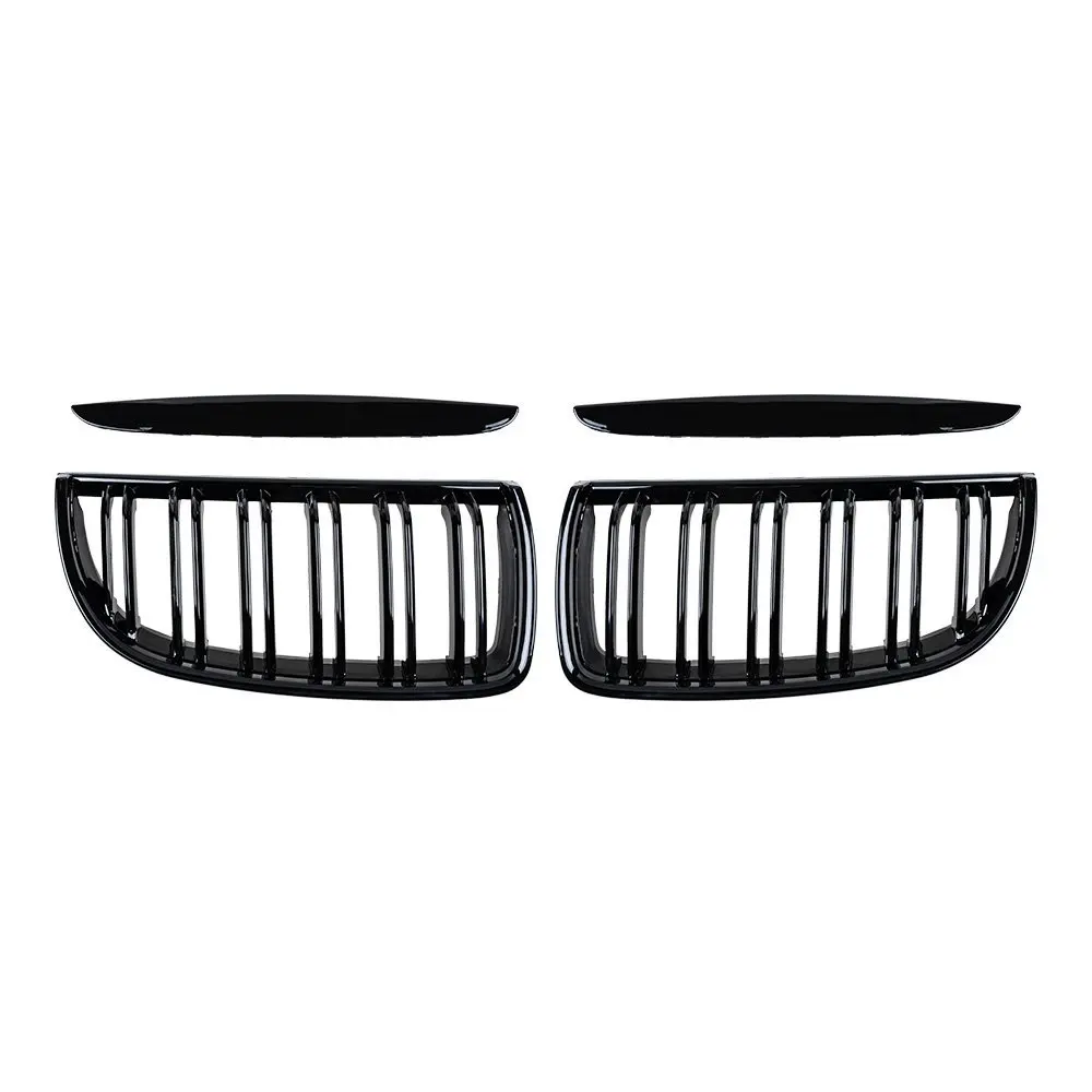 Brand New 4 PCS Gloss Black Front Hood Kidney Double Line Grille Grill For BMW 3 Series E90 2005-2007
Brand New 4 PCS Gloss Black Front Hood Kidney Double Line Grille Grill For BMW 3 Series E90 2005-2007