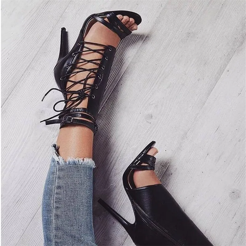JINTOHO 2019 hot sale Roman Buckle strap Shoes Women Sandals sexy Gladiator Lace up peep toe sandals high heels Woman Ankle boot
JINTOHO 2019 hot sale Roman Buckle strap Shoes Women Sandals sexy Gladiator Lace up peep toe sandals high heels Woman Ankle boot