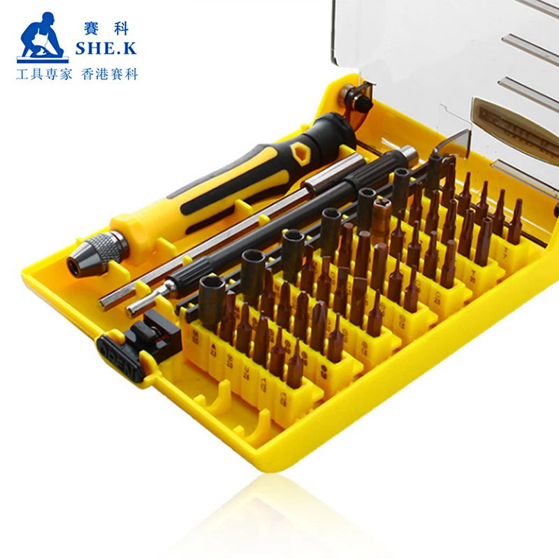 45 In 1 Precision Screwdriver Set Multifunctional Magnetic Screwdriver for Mobile Phone Computer Electronic Repair Bit Tools Kit
45 In 1 Precision Screwdriver Set Multifunctional Magnetic Screwdriver for Mobile Phone Computer Electronic Repair Bit Tools Kit
