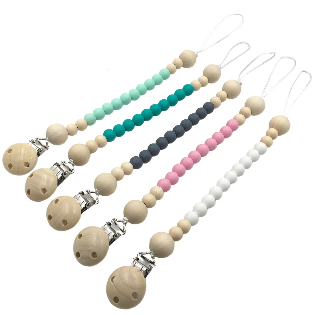 5pcs Wooden Pacifier Clip Baby Wooden Teether Baby Rattle Charm Pendant Necklace Materials Chew Beads
5pcs Wooden Pacifier Clip Baby Wooden Teether Baby Rattle Charm Pendant Necklace Materials Chew Beads