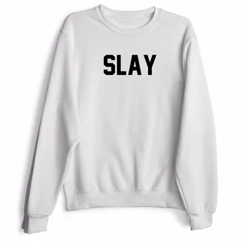 Свитшот Slay tumblr, повседневные топы, женская модная толстовка, джемпер, свитшот, модные топы, пуловеры
Свитшот Slay tumblr, повседневные топы, женская модная толстовка, джемпер, свитшот, модные топы, пуловеры