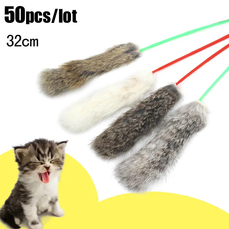 50pcs/lot Cat Toys Pets Product Pet Toy Funny Cat Stick With Rabbit's Hair Playing Rod Kitten Interactive Toys
50pcs/lot Cat Toys Pets Product Pet Toy Funny Cat Stick With Rabbit's Hair Playing Rod Kitten Interactive Toys