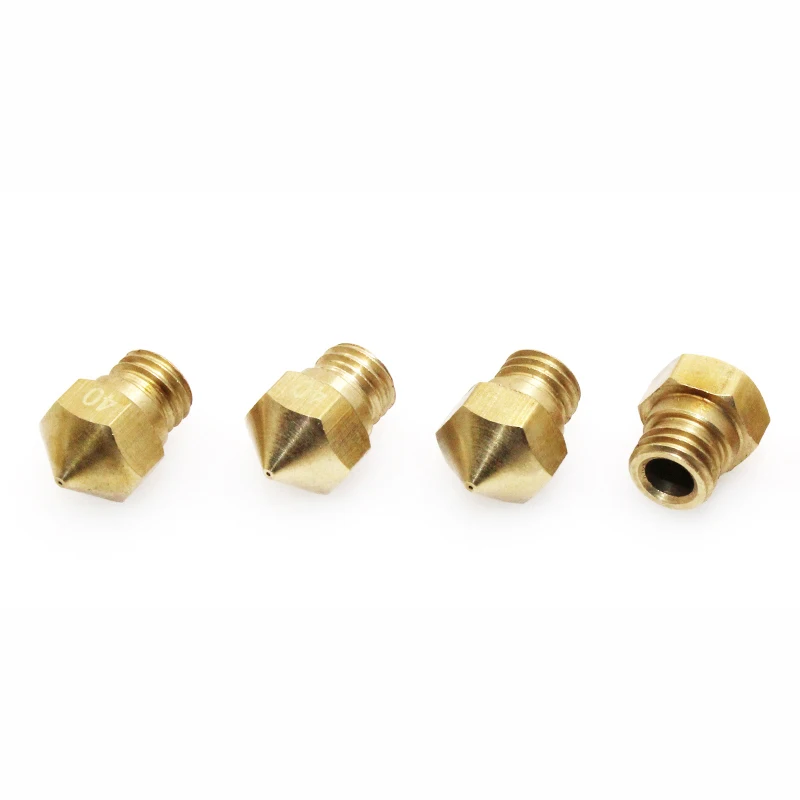 1 шт. насадка для 3D-принтера M7 латунная MK10 nozzle0.2/0 3/0 4/0 5 мм нити 75 | Компьютеры и офис