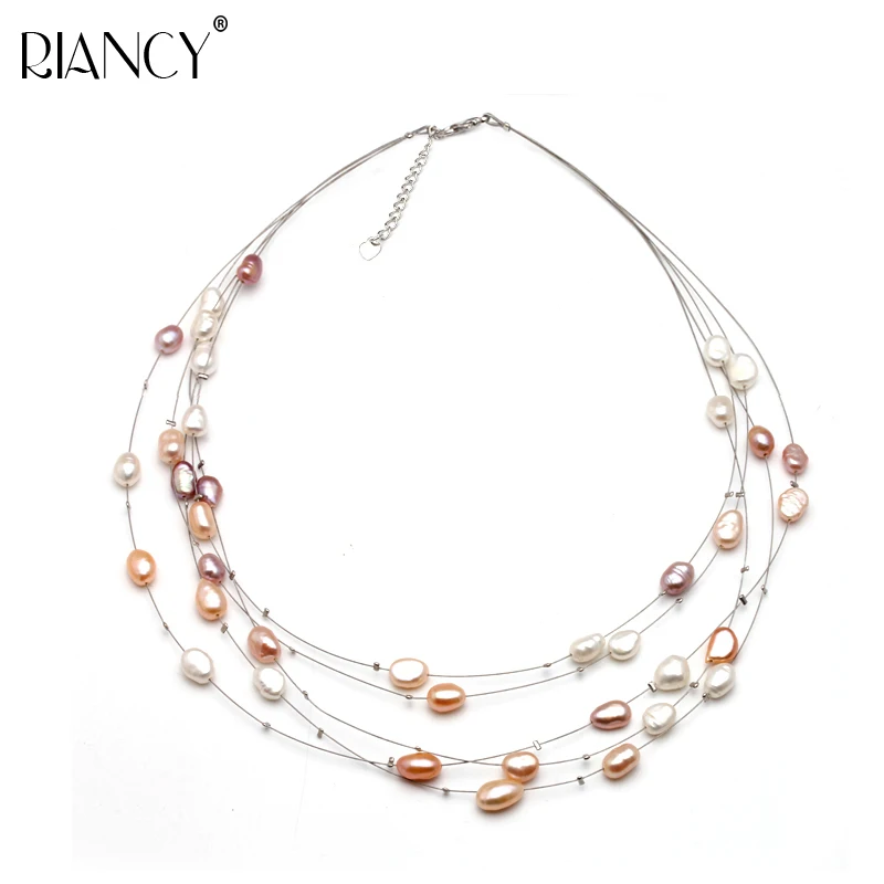 Fashion Freshwater Multilayer choker pearl necklace woman,wedding fashion natural pearl necklace girls engagement jewelry
Fashion Freshwater Multilayer choker pearl necklace woman,wedding fashion natural pearl necklace girls engagement jewelry