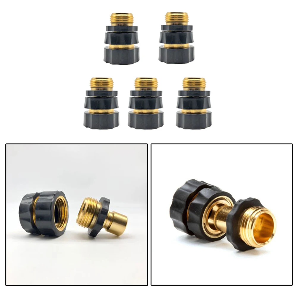 5pcs Garden Hose Quick Joints Fitting Pipe 3/4 Hose-Water Quick Connector Watering Irrigation System Accessories
5pcs Garden Hose Quick Joints Fitting Pipe 3/4 Hose-Water Quick Connector Watering Irrigation System Accessories